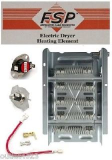 Whirlpool Dryer Heater Element 279816 Kit for Kenmore and Others