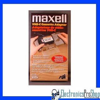 Maxell VP CA VHS C Video Cassette Tape Adapter 290060 Memory & Blank