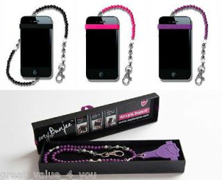 MY BUNGEE MOBILE PHONE BEADED SAFETY LEAD  IPOD iPHONE All COLOURS