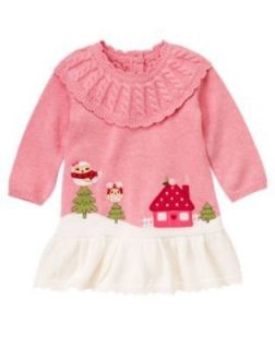 Gymboree Cozy Owl Scenic Sweater Dress New Size 3T