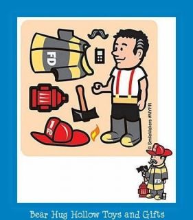 15 Make Your Own Fireman Firefighter Stickers Favors