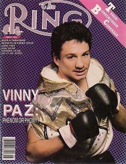 Newly listed The Ring ,1987, June, Vinny Paz  Phenom or Phony ?