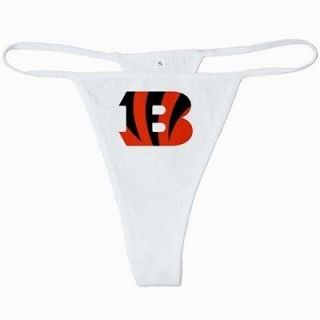 Pink or White Womans Thong G String, NFL Cincinnati Bengals Sports