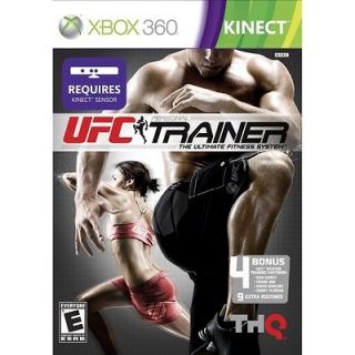 XBOX 360 KINECT UFC PERSONAL TRAINER THE ULTIMATE FITNESS SYSTEM
