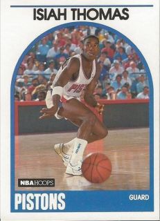 Isiah Thomas 1989 NBA Hoops #250 Pistons