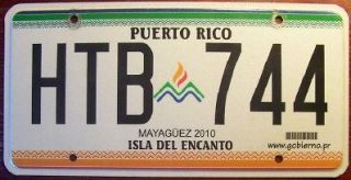 2009 PUERTO RICO CARIBBEAN OLYMPICS GAMES AUTO LICENSE PLATE TAG