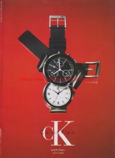 CK Calvin Klein Watches 1999 Magazine Advert #7588
