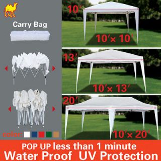 UP Wedding Party Tent Folding Gazebo Beach Camping Canopy W/Carry Bag