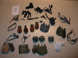 of DRAGON,DID, 21C 1/6 WW2 GERMAN GEARCANTEENS, POUCHES STRAPS,BELTS