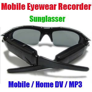 Mini DV DVR Spy sun glasses Camera Audio Video Recorde D008 ( not