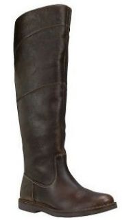 WOMENS TIMBERLAND CABOT PULL ON KNEE HIGH 20698 SHOES BOOT DARK BROWN