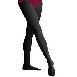 New Capezio Adult Footed Tights in Black Style 4 100% Run Resistant