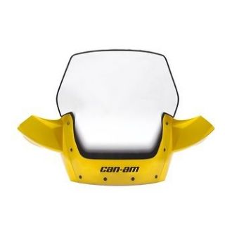 Can Am ATV New OEM Ultra High/Tall Windshield Kit Yellow Outlander