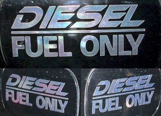diesel fuel decal