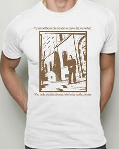 Dr. Carl Jung Alcoholics Anonymous T Shirt   All Sizes