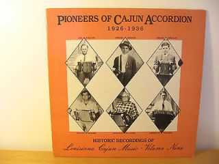 Pioneers of Cajun Accordion 1926 1936  Old Timey Arhoolie LP   Joe