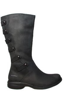 Merrell Womens Boots Captiva Launch Waterproof J56042 Black Leather Sz