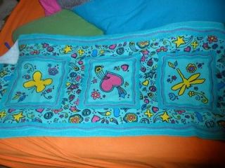 girl scout towel GS beach brownie collection 2012 hippie flowers retro