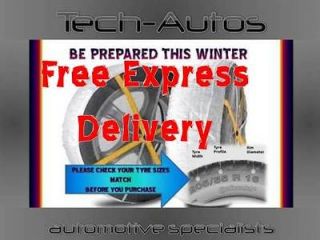 BRAND NEW MULTI GRIP CAR ICE SNOW SOCKS CHAINS FOR TYRE SIZE 205 / 55