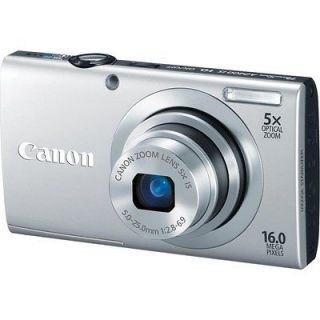 A2400 IS 16.0 MP 5X Zoom Digital Camera   Silver BRAND NEW STOCK