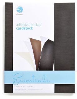 SILHOUETTE ESSENTIALS Adhesive backe d CARDSTOCK 81/2 x 11 Sticky