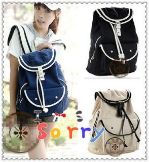cute school bags canvas backpack colors students Girls Canvas Satchel