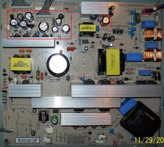 Repair Kit, LG 37LC7D, LCD TV, Capacitors