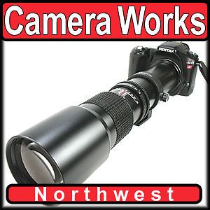 Newly listed 500mm Telephoto Lens w/Tripod Mnt for Pentax K r dSLR