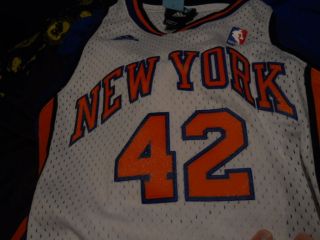 New York Knicks Lee #42 sewn Jersey youth Small