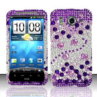 BLING SnapOn Hard Phone Protect Cover Skin Case for HTC INSPIRE 4 4G
