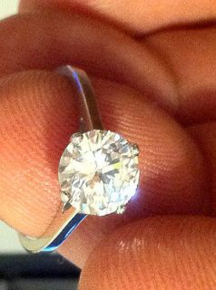 00 CARAT ROUND SOLITAIRE ENGAGEMENT PROMISE RING SOLID STERLING