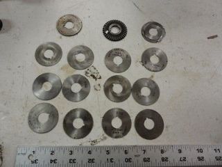 MACHINIST TOOLS LATHE MILL Lot of Jewelers Slitting Saw s for Sherline