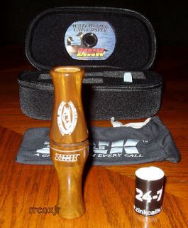 CALLS POWER SPECK SPECKLEBELLY GOOSE CALL+CASE+BAND CARMEL SWIRL NEW