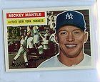 56 TOPPS MICKEY MANTLE TRIBUTE CARD SEE SCAN YANKEES GOD