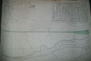 LEIGH (PART) HADLEIGH CASTLE ESSEX ORDNANCE SURVEY MAP.1937 1947 LTSR