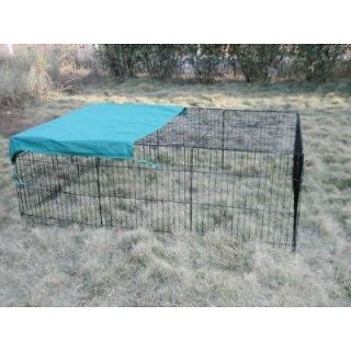 New 72 x 48 Pet Playpen w/Door & Cover Rabbit Enclosure Dog Cat