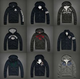 New Abercrombie & Fitch Mens Hoodie Jacket Size (S M L XL XXL)