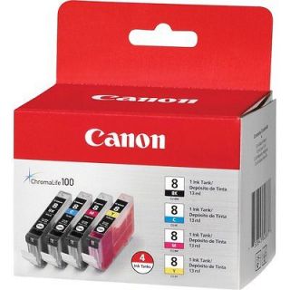 Canon CLI 8 ChromaLife Ink Cartridge   Black, Cyan, Magenta, Yellow
