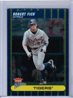 ROBERT FICK 2003 Fleer Platinum Finish #74/100 Set #56 Tigers **1 ON