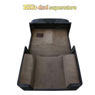 13695.10 Carpet Kit Deluxe Honey With Adhesive, Jeep CJ7 Wrangler YJ