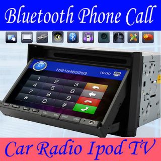 2Din 7 In Dash Car Stereo DVD CD VCD Radio Player A2DP Ipod Bluetooth