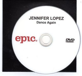 JENNIFER LOPEZ DANCE AGAIN OFFICIAL MUSIC VIDEO 1TRK US PROMO DVD