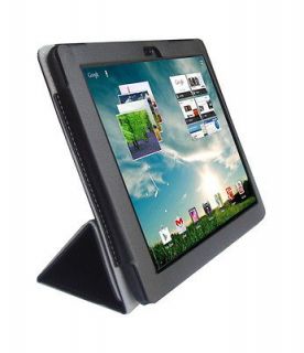 for Insignia Flex 9.7 INCH Tablet Folio PU Leather Cover Case, Black
