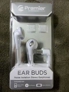 PREMIER EAR BUDS  / IPOD PLAYER CD PLAYER GAME STATIONS BRAND NEW