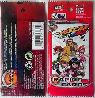 SCAN 2 GO POWER CARDS *8 + TURBO CARDS *4 KAZ GORDON RACING CARD VOL.1