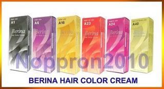 BERINA Hair Colour Cream Hair dye Color cream