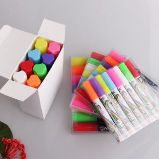 Colorful NEW Highlighter Fluorescent Wet Liquid Chalk Neon Marker Pen