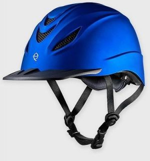 Troxel Safety Riding Western Hat Helmet Intrepid Cinch Fit Royal