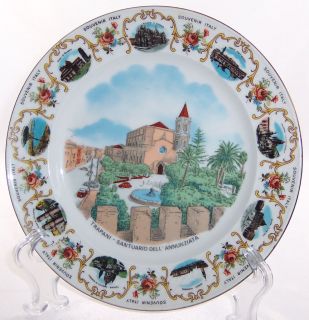 Vintage West Germany Bavaria Italy Souvenir Plate