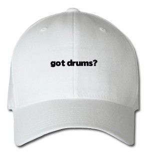 Got Drums? Musical Instrument Design Embroidered Embroidery Hat Cap